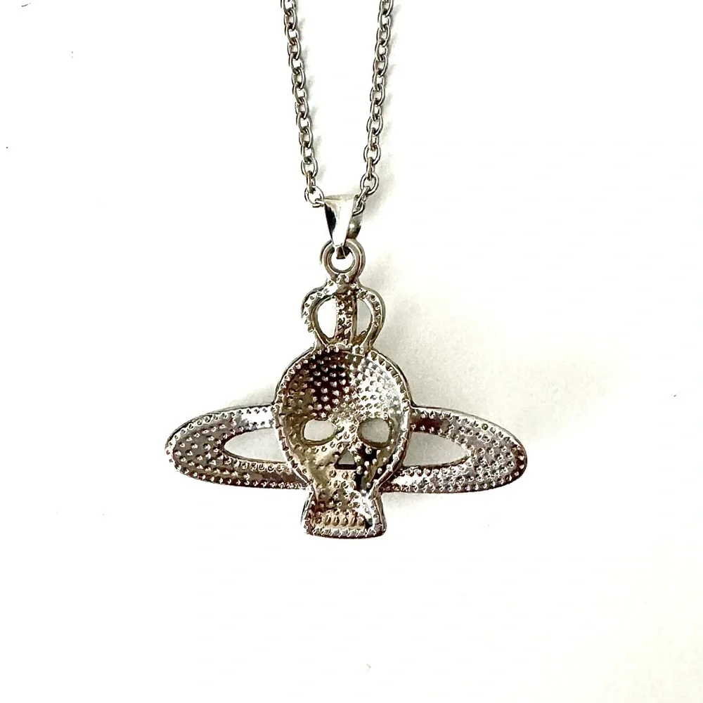 SILVER SKULL Necklace - Picture 4 of 6